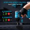 imageSEESII Cordless Impact Driver Kit 21V Max Torque 1590 Inlbs180 Nm Impact Driver Set with Two 20 Ah Batteries 14quot Hex Chuck Power Impact Driver w 20 Pcs Drill Bits 02500 RPM Variable Speed