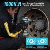 imageSEESII Impact Wrench 1180FTLBS1600Nm 2200IPM 34 Impact Gun High Torque Electric Cordless Impact Wrench with 18V 1x50Ah Battery 2 Sockets and Case for Home Car Truck Tire Lug Nut Removal Tool Set1600Nm