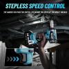 imageSeesii 38quot Cordless Impact Wrench Power Impact Gun wMax Torque 330Ftlbs450Nm 40Ah Rechargable Battery ampamp 4 Sockets Compact Power Impact Wrench for Lightduty Work Car HomeWH450