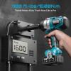 imageSeesii Cordless Impact Wrench 1180Ftlbs 1600Nm 12 High Torque Brushless Impact Gun 2500IPM 18V Power Impact Wrench 2  5000mAh Battery 4 Sockets Variable Speeds for CarTruck RVMowerWH8101400Nm