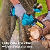 imageSEESII 2in1 Cordless Pole Saws for Tree Trimming 6 Inch Mini Electric Chainsaw with 2 x 4000mAh Batteries Battery Powered Chain Saw with Extension Pole Tree Trimmer Limb Branch Cutter PrunerBlue8 Inch Saw
