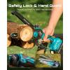 imageSEESII 2in1 Electric Pole Saws Brushless Mini Chainsaw Cordless 6 Inch 2 x 4000mAh Batteries Pole Saw for Tree TrimmingHand held Chain Saw with Extension Pole for Tree Limb Branch CutterP6 Ace