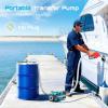 imageSEESII Diesel Transfer Pump 3Power 12V24V21V Battery Powered Fuel Transfer Pump with AutoStop amp 40Ah Battery12 GPM Cordless Diesel Pump for Diesel Kerosene for Farm Truck Boatonebattery