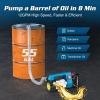 imageSEESII Diesel Transfer Pump 3Power 12V24V21V Battery Powered Fuel Transfer Pump with AutoStop amp 40Ah Battery12 GPM Cordless Diesel Pump for Diesel Kerosene for Farm Truck Boattwo battery