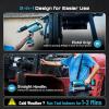 imageSeesii Upgraded 8000PSI Grease Gun Kit Heavy Duty Pistol Grip Grease Gun with 14oz Capacity QuickRelease Coupler 90Adapter Flexible Hose Rigid Pipe for Automotive Agricultural IndustrialBlue  Black