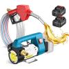 imageSEESII Diesel Transfer Pump 3Power 12V24V21V Battery Powered Fuel Transfer Pump with AutoStop amp 40Ah Battery12 GPM Cordless Diesel Pump for Diesel Kerosene for Farm Truck Boattwo battery