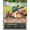 imageSEESII 40V 16Inch Cordless Chainsaw Brushless Electric Chain Saws with 240Ah Batteries amp Charger ToolFree Chain Tension Auto Oiling for Tree Trimming Wood Cutting Yard Work12inch