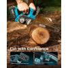 imageSEESII 40V 16Inch Cordless Chainsaw Brushless Electric Chain Saws with 240Ah Batteries amp Charger ToolFree Chain Tension Auto Oiling for Tree Trimming Wood Cutting Yard Work12inch