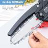 imageSEESII 8 Inch Chainsaw Chain 2 Pack with Sharpening Kit  14 LP 043 Gauge 46 Drive Links Compatible with SEESII PS800 BITOON Supstable S5 Sky TaskStar SC08 and More2 Pack 8 Inch 47DL