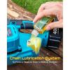 imageSEESII Electric Chainsaw Cordless 12inch Handheld Chain Saws with a 40Ah Battery Tree Saw with Toolfree Chain Tension Auto Oiling for Wood Cutting Trimming Branch2 x 4000mAh 12 Inch Pro
