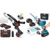 imageSEESII Bundle Deal  Mini Chainsaw Cordless and Reciprocating Saw Cordless for Wood Cutting