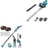 imageSEESII Cordless Hedge Trimmer for Garden Electric Handheld Bush TrimmerSEESII 6in1 Cordless Pole Saw amp Hedge Trimmer Combo