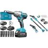 imageSeesii Impact Wrench 665 FTLBS 3300IPM 12 Impact Gun High Torque amp 2in1 Cordless Pole Saws