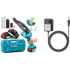 imageSeesii Mini Chainsaw 8 inch  Seesii Lithium Battery Charger
