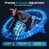 imageSeesii Heavy Duty Rotary Hammer 13 Amp 114 SDSPlus Demolition Hammer Drill for Concrete Brick amp Stone 6J Power with 4 Functions Safety Clutch amp AntiVibration Drill Bits and Chisels Included