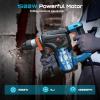 imageSeesii Heavy Duty Rotary Hammer 13 Amp 114 SDSPlus Demolition Hammer Drill for Concrete Brick amp Stone 6J Power with 4 Functions Safety Clutch amp AntiVibration Drill Bits and Chisels Included