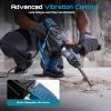 imageSeesii Heavy Duty Rotary Hammer 13 Amp 114 SDSPlus Demolition Hammer Drill for Concrete Brick amp Stone 6J Power with 4 Functions Safety Clutch amp AntiVibration Drill Bits and Chisels Included