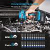 image12 Inch Drive Impact Socket Set 11Piece Metric 1024mm Professional Chromoly Steel CRMO 6Point Shallow Sockets for Impact Wrench Automotive Repair amp General Mechanic ToolsSAEMetric Deep  22pc