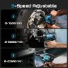 imageSeesii Upgraded Cordless Impact Wrench 885Ftlbs 1200Nm 12 Impact Gun with Detachable Side Handle 21V High Torque Power Impact Driver 2x 40Ah Batteries for Family CarPickup TruckMowerBlue16
