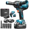 imageSeesii Upgraded Cordless Impact Wrench 885Ftlbs 1200Nm 12 Impact Gun with Detachable Side Handle 21V High Torque Power Impact Driver 2x 40Ah Batteries for Family CarPickup TruckMowerBlue16
