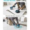imageSEESII Tile Vibration Tool Pro Set 145mm Vibration Leveling Machine amp 8 Vacuum Suction CupTile Vibrator With 2 x 2000 mAh Batteries for Leveling Marble Ceramic Paver Granite amp Concrete