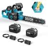 imageSeesii 13 Electric Weed Wacker amp SEESII 40V 16Inch Cordless Chainsaw