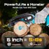 imageSeesii 13 Electric Weed Wacker amp Seesii 6inch Mini Chainsaw
