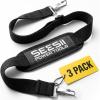 imageSEESII Universal Shoulder Strap for Cordless Pole SawLeaf BlowerHedge Trimmer Compatible with SEESII P6 PlusP6 AcePB AceP6 Bonus Black 3Pack