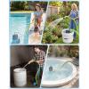imageSEESII 1HP Submersible Water Pump 4755GPH High Flow Sump Pump with 23ft Hose Kit AntiClogging Filter Net for Swimming Pool Hot Tub Pond Basement Rooftop Garden Water RemovalBlue and Black