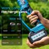 imageSeesii 2in1 Electric Pruning Shears with Pole 15Ft Reach 12 Cutting Diameter 21V 4000mAh Battery Cordless Pruner with Brushless Motor for Orchard Flower Branch Tree TrimmingBlue