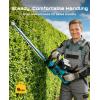imageSEESII 40V Hedge Trimmer Cordless 24 Electric Hedge Trimmer 26000 RPM Bush Trimmer with 2 Packs 40Ah Batteries amp Charger 1 Blade Gap Shrub Trimmer with 180 Rotatable Head BlueBlue