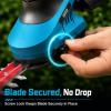 imageSeesii 2in1 Cordless Hedge Trimmer 12 Electric Bush Trimmer amp 6 Grass Shears  Dual 20 Ah Batteries DualAction SK5 Blade Rotating Handle Handheld Shrub Grass Cutter for Garden Yard Lawn