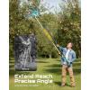 imageSEESII 2in1 Electric Pole Saws with 3 Pack Chain Saw Chains