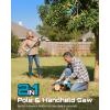 imageSEESII 2in1 Electric Pole Saws with 3 Pack Chain Saw Chains