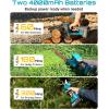 imageSEESII Cordless Pole Chainsaw Hedge Trimmer Pruning Shears with 3 Pack Chainsaw Chains