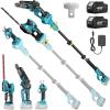 imageSEESII Cordless Pole Chainsaw Hedge Trimmer Pruning Shears with 3 Pack Chainsaw Chains