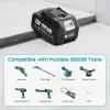 imageSeesii 21V 4000mAh Original Rechargeable Battery Compatible with All Tools Impact Wrench Mini Chainsaw Pole Saw Pruning Shears LongLasting Battery Life Safe and Fast Charging
