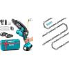 imageMini Chainsaw 6inch with 3 Pack Shain Saw Chains 043 Gauge 14 LP Pitch 36 Drive Links