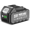 imageSeesii 21V 4000mAh Original Rechargeable Battery Compatible with All Tools Impact Wrench Mini Chainsaw Pole Saw Pruning Shears LongLasting Battery Life Safe and Fast Charging