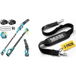 imageSEESII Pole Saw 8 Inch with Shoulder Strap 3 Pack