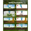 image:image2026 Upgraded Electric Weed Puller Tool 20V Battery Powered Stand Up Weeder with 2x20Ah Adjustable Handle 3Claw Steel Head Crabgrass Puller for Garden Great Gift for Mom Dad Grandma GrandpaSeesii Blue