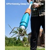 image:image2026 Upgraded Electric Weed Puller Tool 20V Battery Powered Stand Up Weeder with 2x20Ah Adjustable Handle 3Claw Steel Head Crabgrass Puller for Garden Great Gift for Mom Dad Grandma GrandpaSeesii Blue