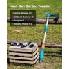image:image2026 Upgraded Electric Weed Puller Tool 20V Battery Powered Stand Up Weeder with 2x20Ah Adjustable Handle 3Claw Steel Head Crabgrass Puller for Garden Great Gift for Mom Dad Grandma GrandpaSeesii Blue