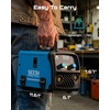 image:imageSEESII 135A MIG Welder 110V  3in1 Gasless Flux CoreLift TIGStick Welding Machine 77lbs Portable IGBT Inverter Large Digital Display Multi Process WelderBlue