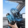 image:imageSEESII 2IN1 Tire Inflator amp Car Vacuum with 22000mAh Batteries 150PSI Rapid Portable Air Compressor 20000Pa Suction 21V Cordless Air Pump Digital Gauge LED Light for Car Ball Bike HomeBlue