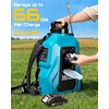 image:imageSEESII Backpack Sprayer Battery Powered LeakProof 5Gallon Dual Battery Electric Sprayer with Telescopic Brass Wand amp 7 Nozzles 100 PSI Adjustable Pressure for Weed Lawn Garden Pest Controlmedium