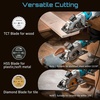 image:imageSeesii 612 Cordless Circular Saw with Laser 5200 RPM Electric Compact Saw with 2x 40Ah Batteries and Charger Lightweight and Power Design for Wood Cutting DIY Framing amp Home Renovation412 corded