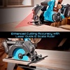 image:imageSeesii 612 Cordless Circular Saw with Laser 5200 RPM Electric Compact Saw with 2x 40Ah Batteries and Charger Lightweight and Power Design for Wood Cutting DIY Framing amp Home Renovation612 cordless