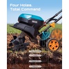 image:imageSeesii Cordless Tiller Cultivator 20V Electric Tiller for Gardening with 2 x40Ah Batteries 9 Tilling Width 66 Depth Lightweight Adjustable Handle Rototiller for Lawn Weeding amp Soil CultivationSky Blue