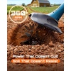 image:imageSeesii Cordless Tiller Cultivator 20V Electric Tiller for Gardening with 2 x40Ah Batteries 9 Tilling Width 66 Depth Lightweight Adjustable Handle Rototiller for Lawn Weeding amp Soil CultivationBlue